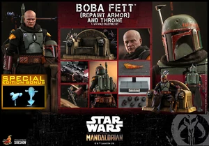 Hot Toys TMS2 BF STAR WARS BOBA FETT REPAINT ARMOR THRONE Exclusive Edition New - Picture 1 of 2