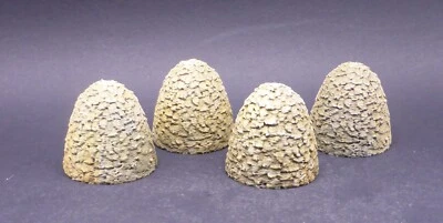 4 x Haystacks 6mm 10mm Painted Wargaming Scenery Terrain Historical Fantasy - Image 1 of 4