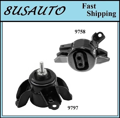 2PCS MOTOR & TRANS MOUNT FIT 2012-2014 DODGE ATTITUDE 1.4L & 1.6L - AUTO TRANS - Image 1 of 4