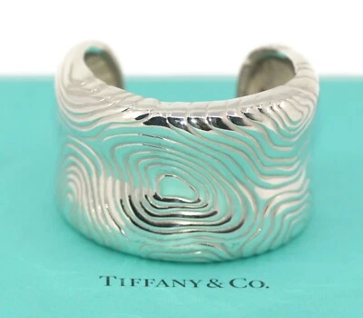 Pulsera De Cuff De Plata Esterlina Tiffany & Co 1996 - Imagen 1 de 4