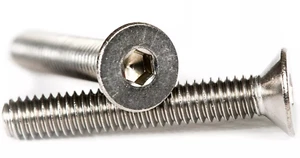 M3 Countersunk Screw/Bolt - Allen Socket - Stainless Steel - A4 - Packs of 10 - Picture 1 of 1