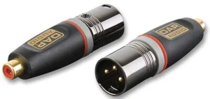 XCALIBER - 3-Pin XLR Male to Phono (RCA) Female Adaptor - Picture 1 of 1