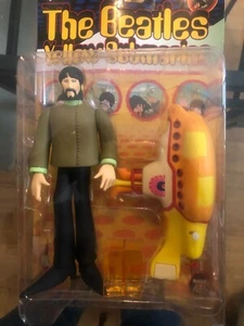 MCFARLANE THE BEATLES YELLOW SUBMARINE GEORGE WITH YELLOW SUBMARINE - Picture 1 of 1