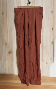 NWT Bench Women's Trousers Orange Straight Leg Casual Pants Pull-On Size S - Picture 1 of 7