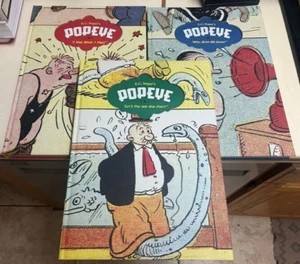 Popeye Volumes 1-3 Lot, Fantagraphics HC SPECTACULAR Hardcover Examples EC Segar - Picture 1 of 2