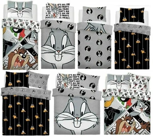 Looney Tunes Duvet Cover Set Reversible Bedding 2 in 1 Kids Bedroom Linen - Picture 1 of 6