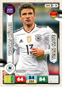 2018 GERMANY World Cup Card THOMAS MULLER Adrenalyn XL - Picture 1 of 3