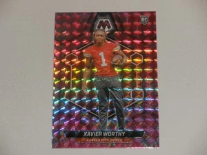 2024 Panini Mosaic Camo Pink Mosaic Prizm #328 Xavier Worthy Rookie RC - Picture 1 of 2