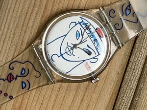 Swatch "Flores" GK207 - Sin usar con caja y papeles - 1995 por Lindsay Kemp - Imagen 1 de 7