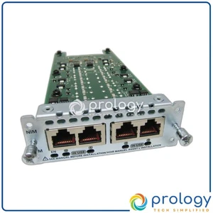 Cisco NIM-4E/M 4-Port Network Interface Module - Ear and Mouth - Picture 1 of 3