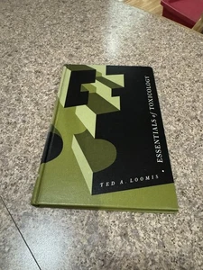 Essentials Of Toxicology Ted A. Loomis 1968 Hardcover Lea & Febiger Philadelphia - Foto 1 di 6