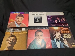 Vtg Set Of 6- 45rpm Records With Sleeves - Picture 1 of 13