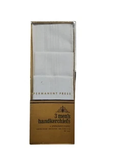 Vintage beige hellbraun edel dezente Streifen Taschentücher für Herren Herren (3er Pack) - Bild 1 von 3