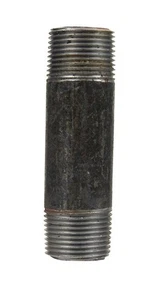 Anvil 8700144655 Black Steel Pipe Fitting Nipple 2 NPT Male x 4 in. - Picture 1 of 1