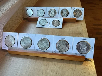 1948 Mexico 5 Pesos Cuauhtemoc 90% Uncirculated Silver TONED UNC FROSTY - Image 1 of 4