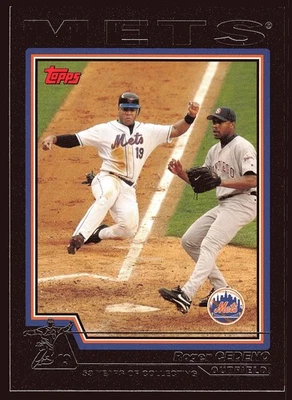 Roger Cedeno New York Mets 2004 Topps Black #490 SN /53 - Image 1 of 2