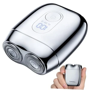 Mini afeitadora eléctrica totalmente metálica para hombre - afeitado suave y cerrado, RX40 + bolsa de regalo - Imagen 1 de 7