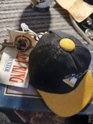 Mini sombrero gorra llavero vintage 1993 RGA Pittsburgh Penguins Foto 1 de 2