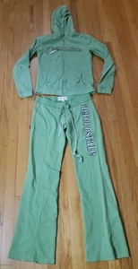 Aeropostale Sweatsuit Full Zip Hoodie Med Jacket Sml Sweat Pants Y2K 90s Hoodie - Picture 1 of 12