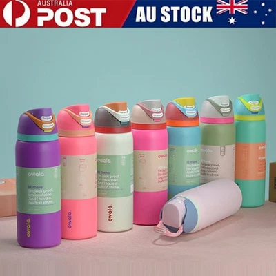 Owala Urban Outfitters Exclusive Tied and Ture FreeSip Blue Bow Bottle AU 32oz - image 1 of 4