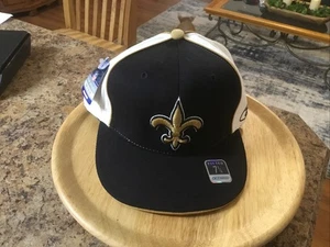 New Orleans Saints NFL Reebok On Field Sidelines 7 1/4 Fitted Hat/Cap Free Ship - Picture 1 of 6