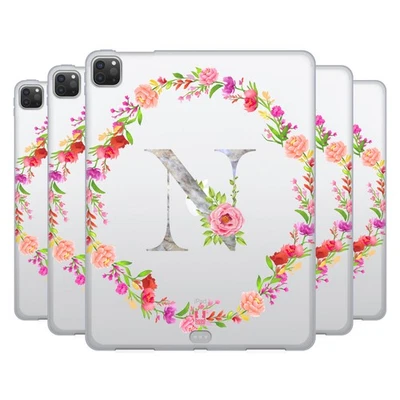 HEAD CASE DECORATIVE INITIALS 2 GEL CASE & WALLPAPER FOR APPLE SAMSUNG KINDLE - Image 1 of 4