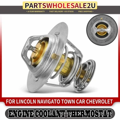 Termostato líquido de arrefecimento do motor para Chevrolet Chevette Lincoln Navigato Town Car 91°C - Imagem 1 de 4