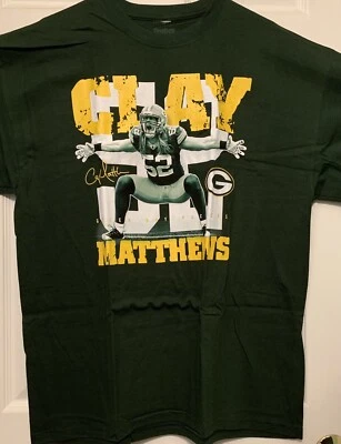 Camiseta masculina Green Bay Packers XL Clay Mathews NFL Football Reebok #52 gráfica - Imagem 1 de 3