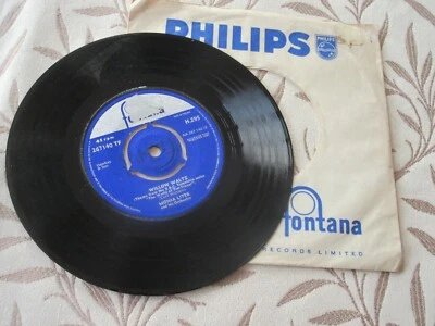MONIA LITER WILLOW WALTZ / GIRL FROM CORSICA 7" VINYL SAMPLE 1961 FONTANA H.295 - Bild 1 von 2