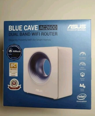 ASUS Blue Cave Wireless AC2600 Dual Band Gigabit Wi-Fi Router AiMesh - Image 1 of 4
