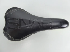 SNAFU Bike Seat Mountain Bike BMX Saddle Black/Black Fast Ship - Picture 1 of 12