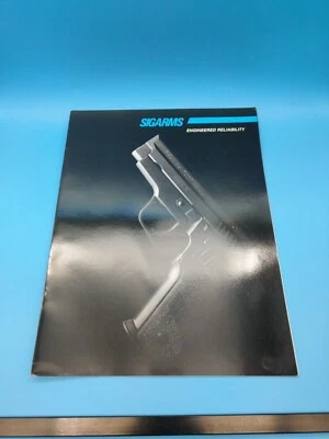 1996 SIGARMS Folheto de Armas de Fogo Sig Sauer P Series pistolas NOVO ESTOQUE ANTIGO a - Imagem 1 de 3