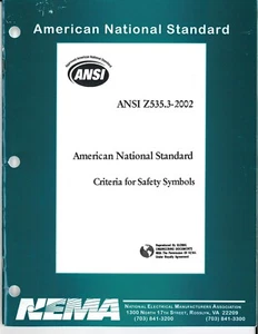 ANSI Z535.3-2002 - Criteria for Safety Symbols - Picture 1 of 3