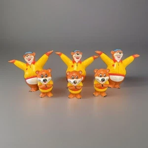 Lote De 6 Juguetes Happy Meal De Colección 1985 Kissyfur Bears McDonald’s Phil Mendez - Imagen 1 de 9