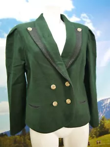 Distler Original grün traditionell wundervolle Vintage Trachtenjacke Jacke Gr.40 - Bild 1 von 7