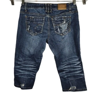 Jeans ZCO Premium Rasgados Destruidos Desgastados Denim Carpi Jeans Juniors Talla 9  Foto 1 de 4