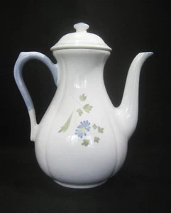 LONGCHAMP China France PEROUGES Pattern 1- LIDDED COFFEE POT  9 1/4" Tall  5 Cup - Picture 1 of 9
