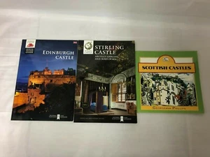 3 Scotland Tourism Books Stirling Castle Edinburgh Castle Scottish Castles - Imagen 1 de 3
