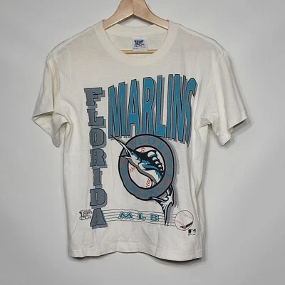 Vtg Florida Marlins T-Shirt Youth M (10-12) Baseball Official Fan Sportswear MLB - Image 1 of 4