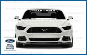 2015 - 2021 Ford Mustang Front Windshield Banner Decal Sticker Graphic V6 GT PMP - Picture 1 of 2