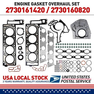 Engine Rebuild Gasket For Mercedes-Benz W221 S500L W463 G500 5.5L A2730161420 US - Image 1 of 4
