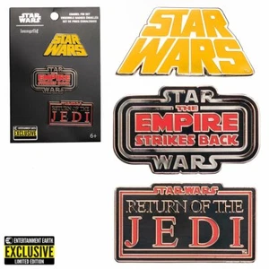 Star Wars Original Trilogie Emaille Pin exklusiv 3er-Pack-Neu - Bild 1 von 2