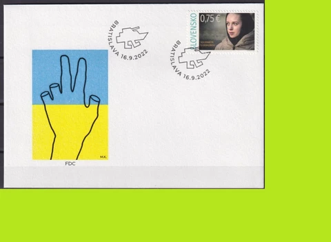 Slovakia 2022 Solidarity With Ukraine - FDC - MNH Cover