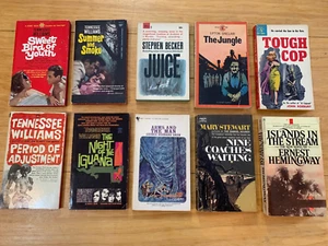 LOT Vintage Paperback [ 10 books ] Some 1st Editions \ Tennessee Williams + more - Foto 1 di 16
