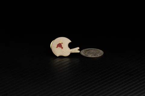 Vintage University of Texas Longhorns Football Helmet Lapel Pin Cover
