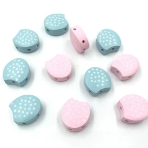 10pcs Mehr Loch Holz Perle Kinder Schnuller Kette Perlen Stecker Zubehör - Bild 1 von 9