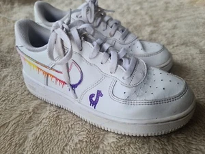 Limited Edition Nike Air Force 1 (Customized) Gr. UK 1 - Bild 1 von 8