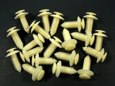 Clips para panel de puerta y moldura AMC - Se adapta a orificio de 5/16" - Vástago de 1" - 20 clips - #114 Foto 1 de 3