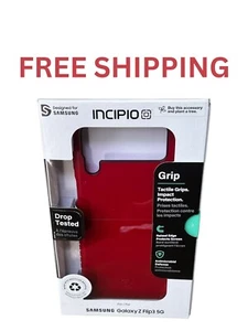 Incipio Grip Series Hard Case for Samsung Galaxy Z Flip3 5G - Red - Picture 1 of 4