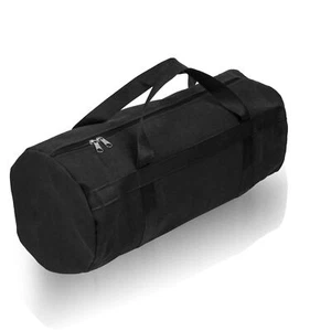 24" Grill Tool Storage Bag Black Canvas BBQ Utensil Carry Zippered Outdoor Bag - Picture 1 of 7